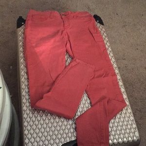 Red jeans
